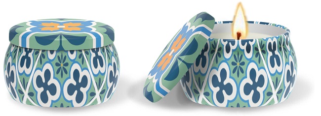 MAIOLICHE CANDELA SALVIA - Luckyfarma.it