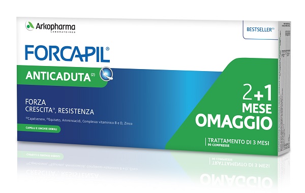 FORCAPIL PACK ANTICADUTA 3 PEZZI DA 30 COMPRESSE - Luckyfarma.it