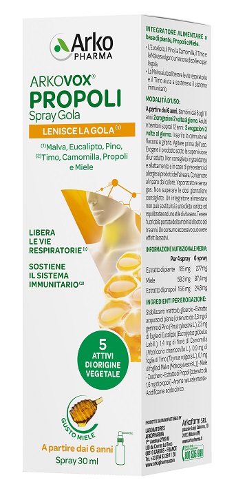 ARKOVOX PROPOLI SPRAY 30 ML - Luckyfarma.it