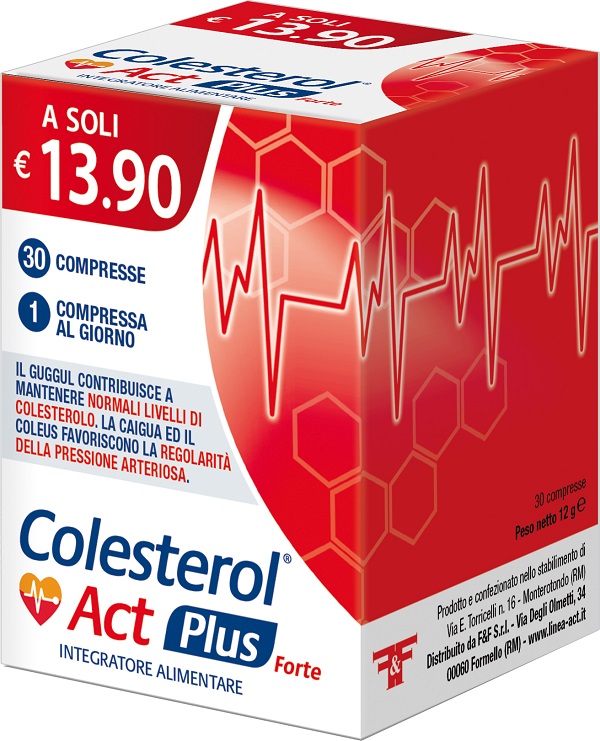 COLESTEROL ACT PLUS FORTE 30 COMPRESSE - Luckyfarma.it