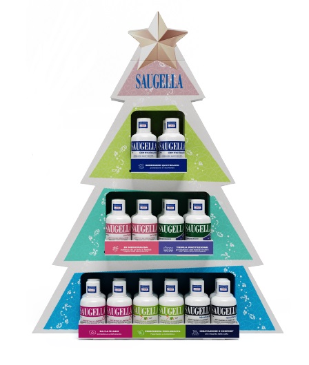 SAUGELLA MINI LOVES NATALE ESPOSITORE 24 PEZZI - Luckyfarma.it