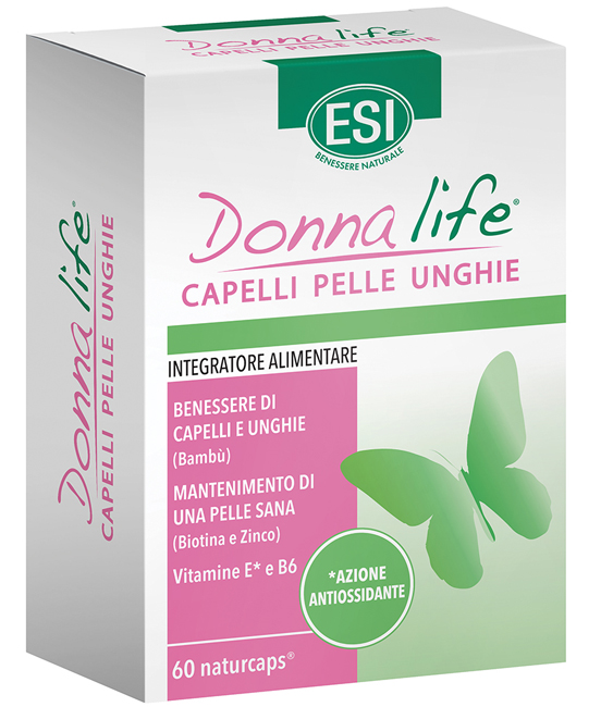 ESI DONNA LIFE CAPELLI PELLE UNGHIE 60 NATURCAPS - Luckyfarma.it