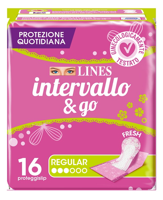 PROTEGGISLIP LINES INTERVALLO FRESH&GO RIPIEGATI 16 PEZZI - Luckyfarma.it