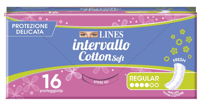 PROTEGGISLIP LINES INTERVALLO COTTON SOFT FRESH DISTESI 16 PEZZI - Luckyfarma.it