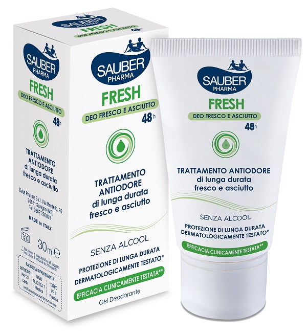 SAUBER FRESH DEODORANTE GEL ASTUCCIO 30 ML - Luckyfarma.it