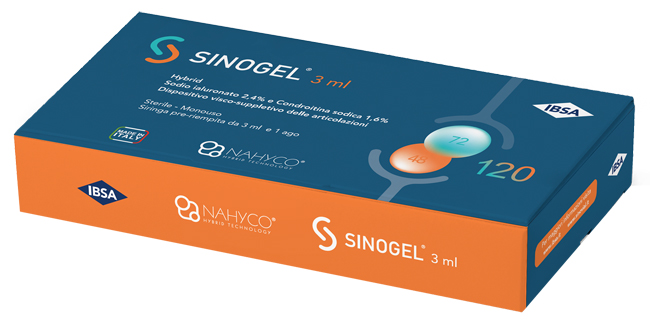 SIRINGA INTRA-ARTICOLARE SINOGEL 2,4% + 1,6% 3 ML 1 FS + AGO GAUGE 21 - Luckyfarma.it