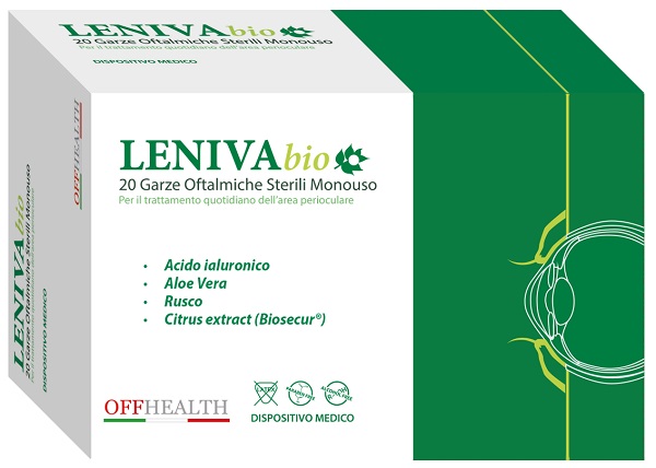 GARZE OFTALMICHE LENIVA BIO 20 PEZZI - Luckyfarma.it