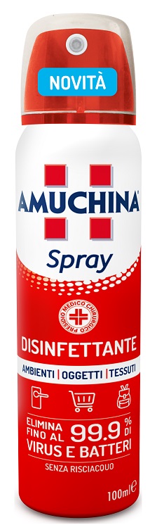 AMUCHINA SPRAY AMBIENTI OGGETTI TESSUTI 100 ML - Luckyfarma.it
