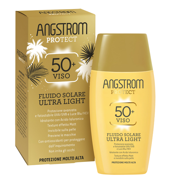 ANGSTROM FLUIDO SOLARE VISO ULTRA LIGHT SPF 50+ 40 ML - Luckyfarma.it