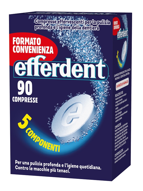 EFFERDENT 90 COMPRESSE EFFERVESCENTI - Luckyfarma.it