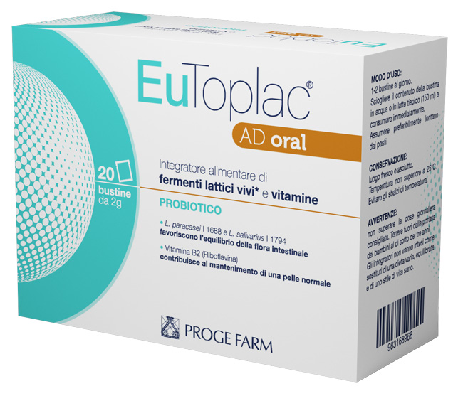 EUTOPLAC AD ORAL 20 BUSTINE - Luckyfarma.it