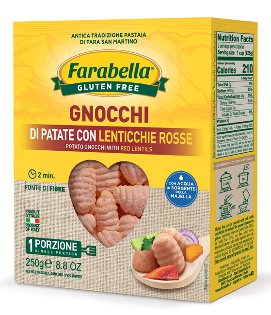 FARABELLA GNOCCHI PATATE E LENTICCHIE 250 G - Luckyfarma.it