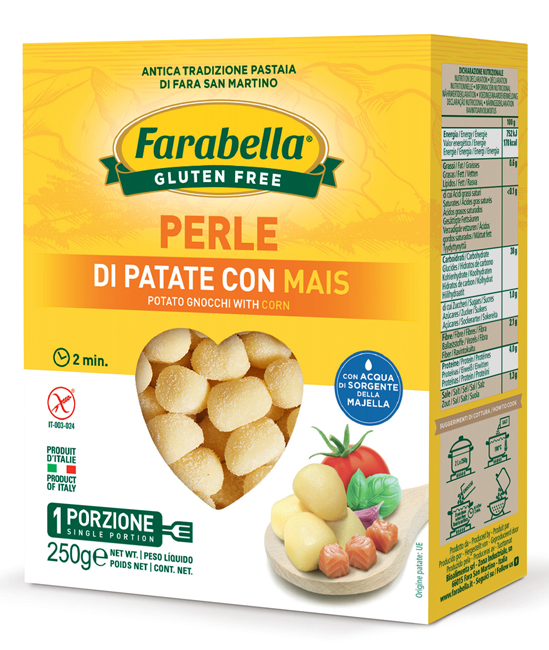 FARABELLA PERLE PATATE MAIS 250 G - Luckyfarma.it