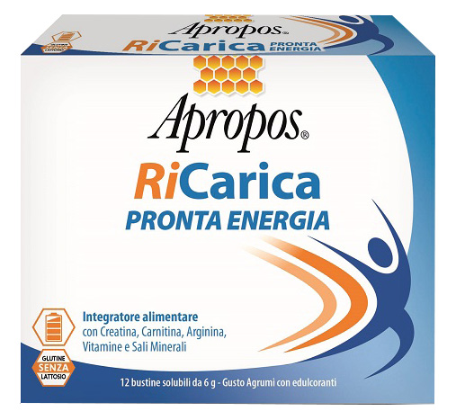 APROPOS RICARICA PRONTA ENERGIA 12 BUSTINE 6 G - Luckyfarma.it