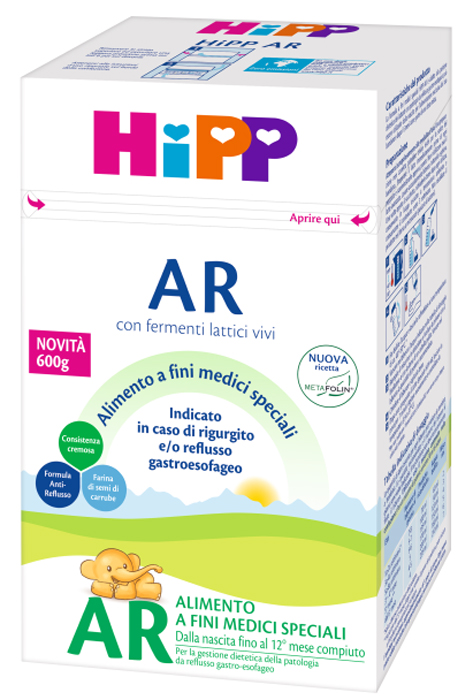 HIPP LATTE ANTIREFLUSSO CON METAFOLINA 600 G - Luckyfarma.it