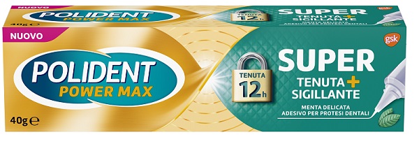 POLIDENT SUPER TENUTA+SIGILLANTE MENTA DELICATA ADESIVO PROTESI DENTALE 40 G - Luckyfarma.it