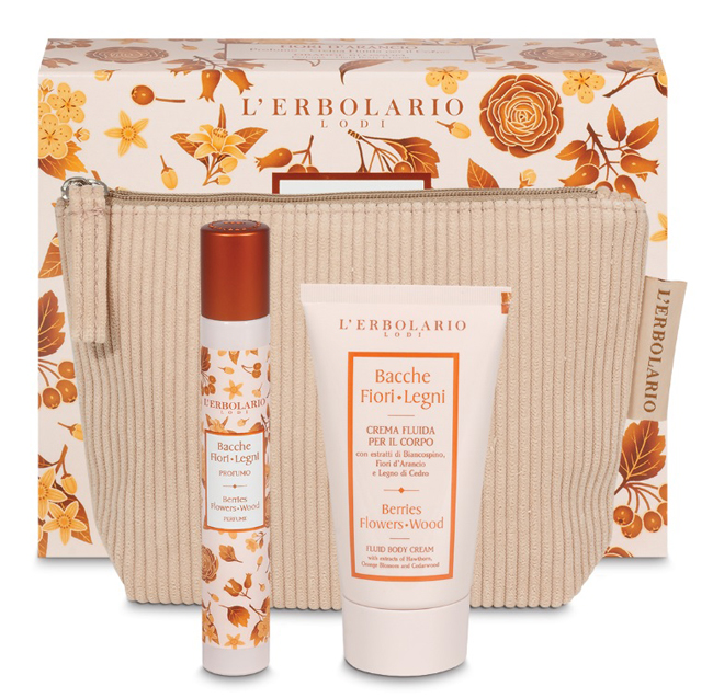 BACCHE FIORI LEGNI BEAUTY POCHETTE FIORI D'ARANCIO PROFUMO 15 ML + CREMA FLUIDA CORPO 75 ML EDIZIONE LIMITATA - Luckyfarma.it