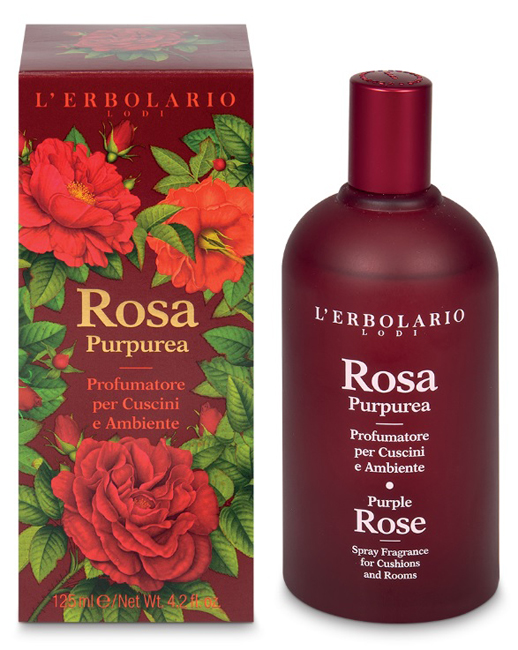 ROSA PURPUREA PROFUMATORE PER CUSCINI & AMBIENTE 125 ML - Luckyfarma.it