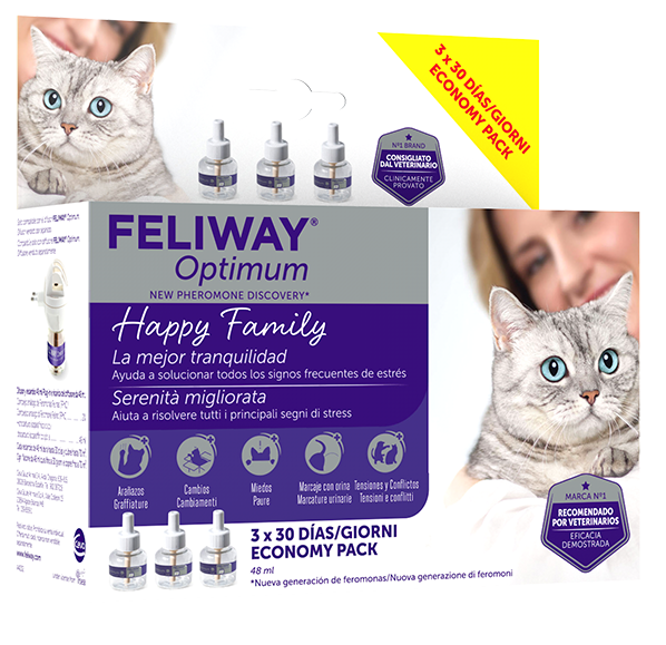 FELIWAY OPTIMUM REFILL 3X48 ML - Luckyfarma.it