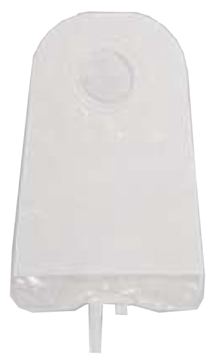 SACCA UROSTOMIA NATURA CON CHIUSURA FOLD-UP TAP TRASPARENTE 57MM - Luckyfarma.it