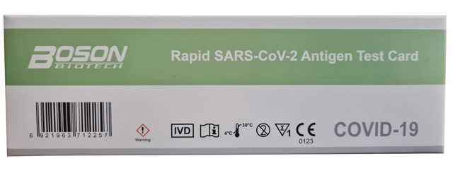 TEST ANTIGENICO RAPIDO COVID-19 AUTODIAGNOSTICO DETERMINAZIONE QUALITATIVA ANTIGENI SARS-COV-2 IN TAMPONI NASALI MEDIANTE IMMUNOCROMATOGRAFIA - Luckyfarma.it