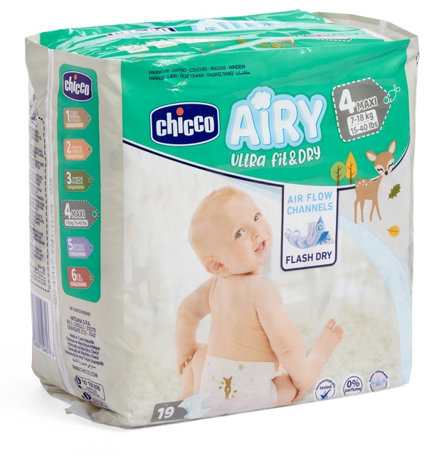 CHICCO PANNOLINI MAXI 19X6 - Luckyfarma.it