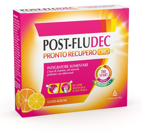 POSTFLUDEC AGRUMI PRONTO RECUPERO ORO 12 BUSTINE - Luckyfarma.it
