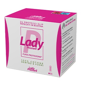 LADY PRESTERIL PROTEGGI SLIP RIPIEGATI BIODEGRADABILI 24 PEZZI - Luckyfarma.it