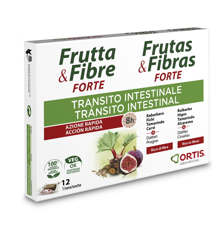 FRUTTA & FIBRE FORTE 12 CUBETTI - Luckyfarma.it