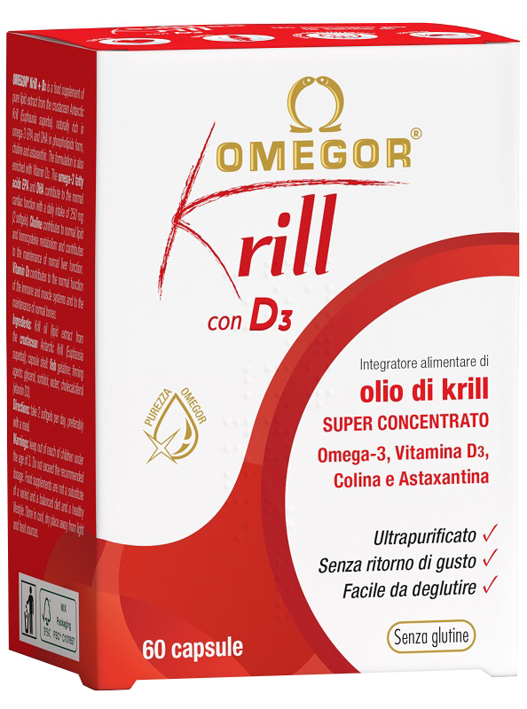 OMEGOR KRILL D3 60 CAPSULE - Luckyfarma.it