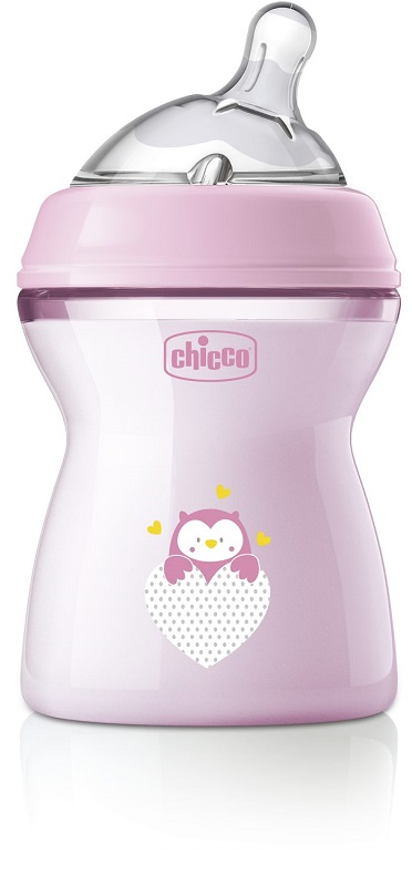 CHICCO BIBERON NAT FEEL PP 2M+ 250 ML BIMBA - Luckyfarma.it