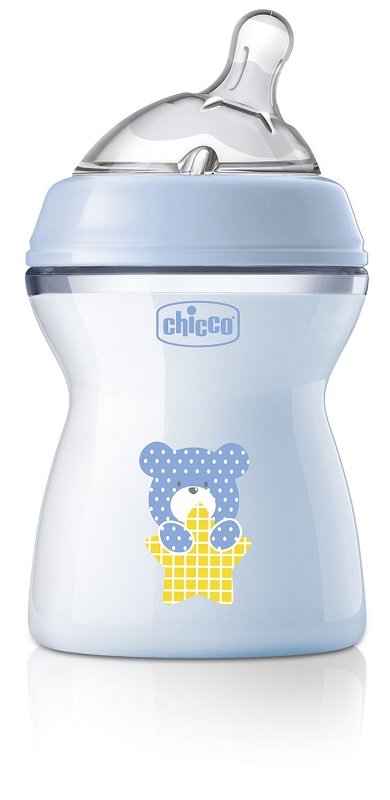 CHICCO BIBERON NAT FEEL PP 2M+ 250 ML BIMBO - Luckyfarma.it