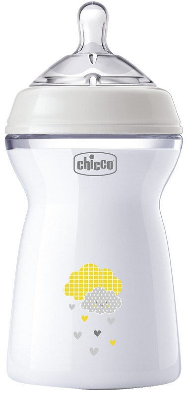 CHICCO BIBERON NAT FEEL PP 6M+ 330 ML UNISEX - Luckyfarma.it