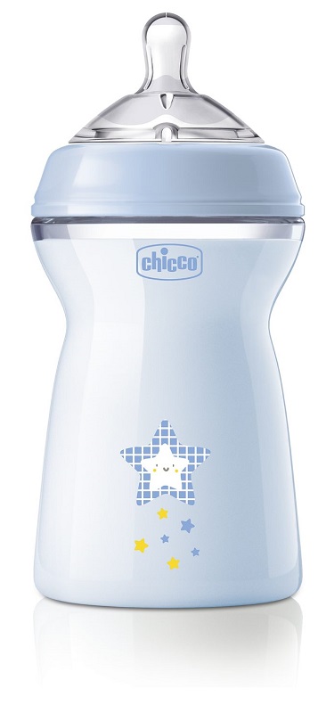 CHICCO BIBERON NAT FEEL PP 6M+ 330 ML BIMBO - Luckyfarma.it