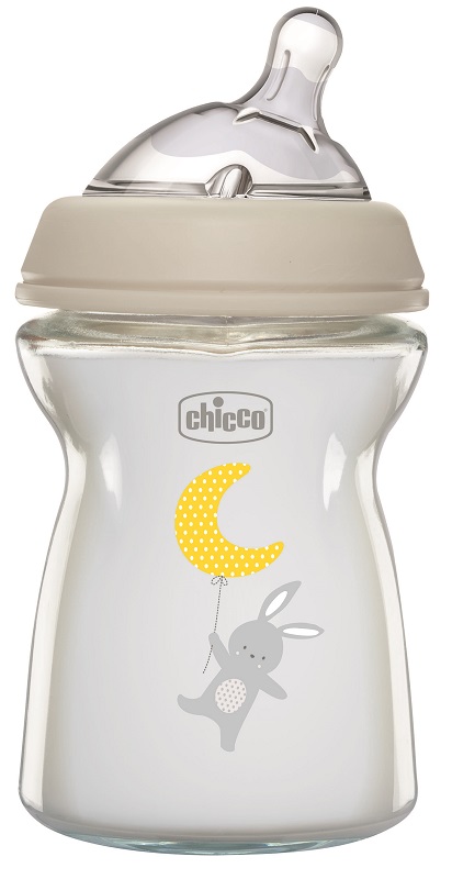 CHICCO BIBERON NAT FEEL VETRO 0M+ 250 ML - Luckyfarma.it