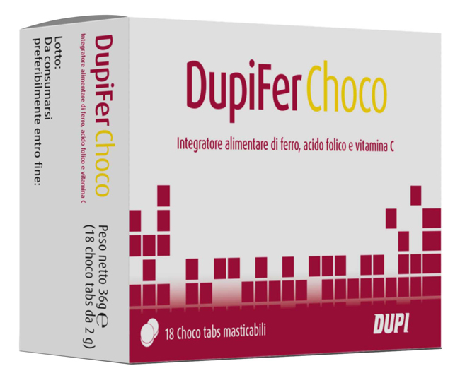 DUPIFER CHOCO 18 CHOCO TABS - Luckyfarma.it