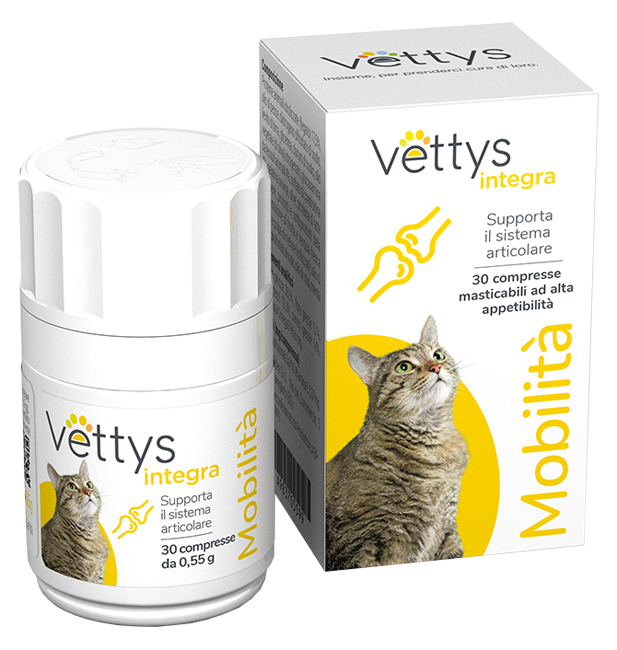 VETTYS INTEGRA MOBILITA' GATTO 30 COMPRESSE MASTICABILI - Luckyfarma.it