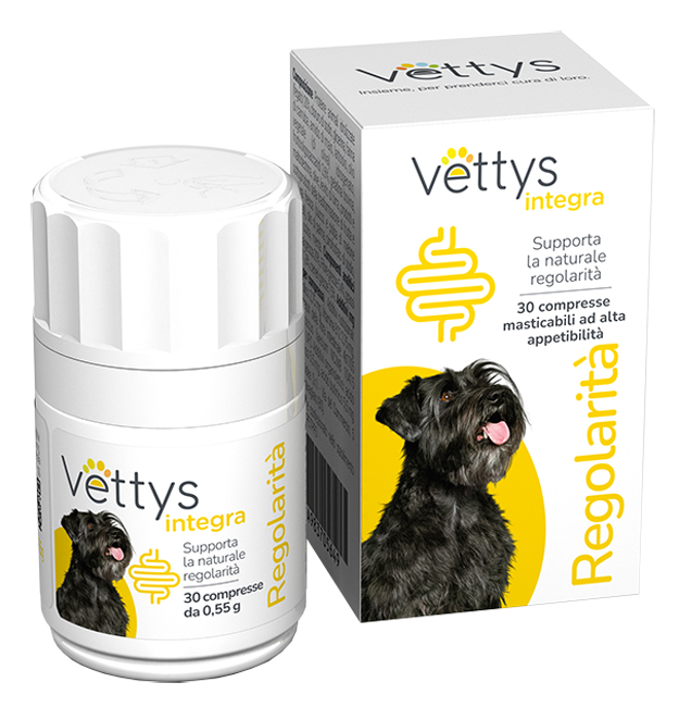 VETTYS INTEGRA REGOLARITA' CANE 30 COMPRESSE MASTICABILI - Luckyfarma.it