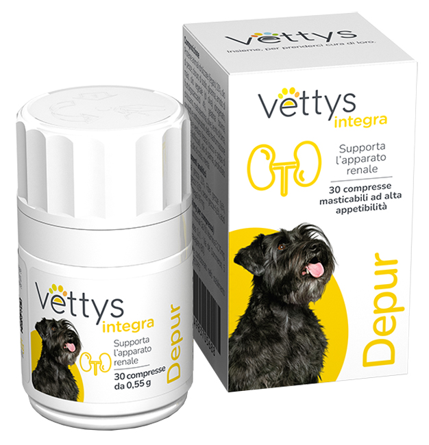 VETTYS INTEGRA DEPUR CANE 30 COMPRESSE MASTICABILI - Luckyfarma.it