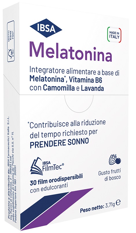 MELATONINA IBSA 30 FILM ORALI - Luckyfarma.it