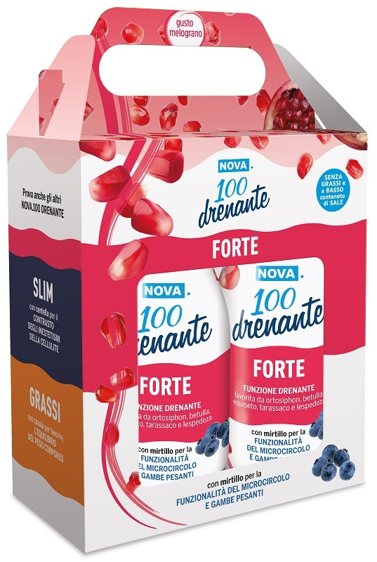 NOVA 100 DRENANTE FORTE MELOGRANO BIPACK 2 X 300 ML - Luckyfarma.it