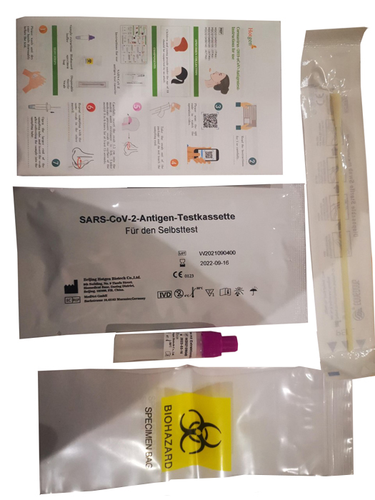 TEST ANTIGENICO RAPIDO COVID-19 HOTGEN AUTODIAGNOSTICO DETERMINAZIONE QUALITATIVA ANTIGENI SARS-COV-2 IN TAMPONI NASALI MEDIANTE IMMUNOCROMATOGRAFIA - Luckyfarma.it