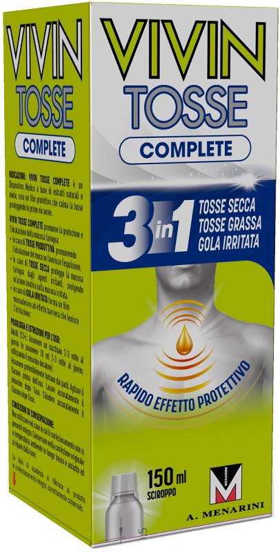 VIVIN TOSSE COMPLETE SCIROPPO PER TOSSE 150 ML - Luckyfarma.it
