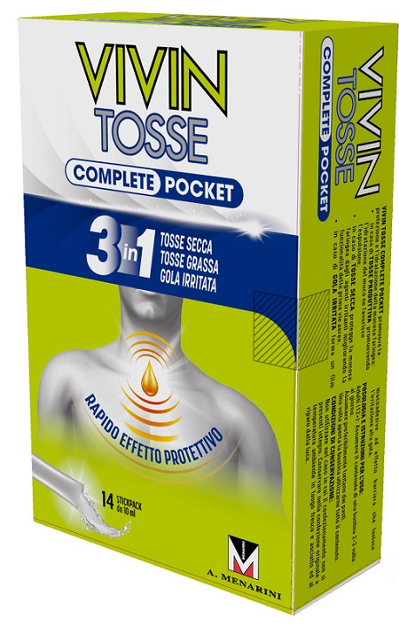 VIVIN TOSSE COMPLETE POCKET 14 STICK PACK DA 10 ML - Luckyfarma.it
