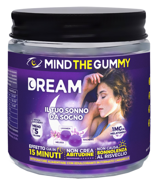 MIND THE GUMMY DREAM 30 PASTIGLIE GOMMOSE GUSTO MIRTILLO SENZA ZUCCHERO - Luckyfarma.it