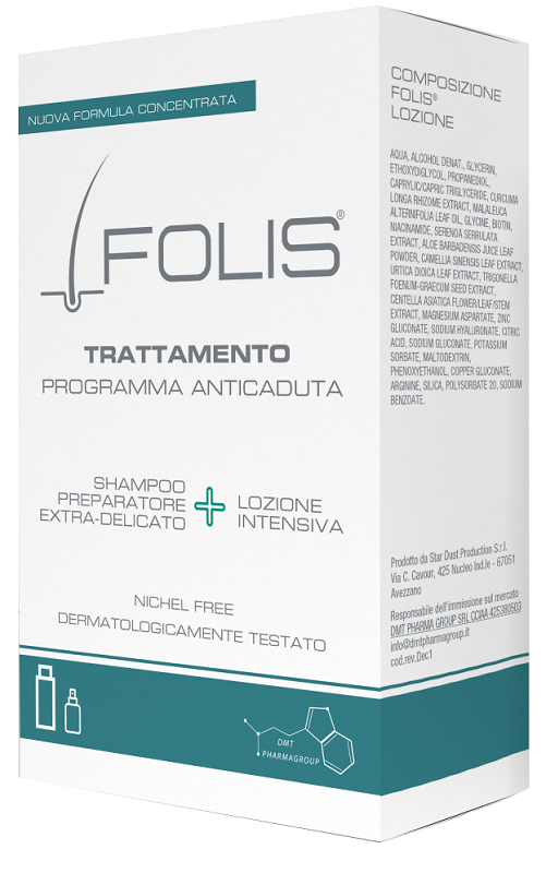 FOLIS TRATTAMENTO 1 LOZIONE 100 ML + 1 SHAMPOO 200 ML - Luckyfarma.it