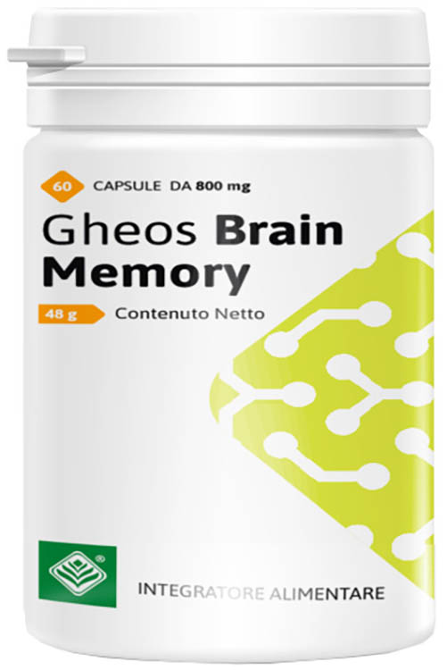 GHEOS BRAIN MEMORY 60 CAPSULE - Luckyfarma.it