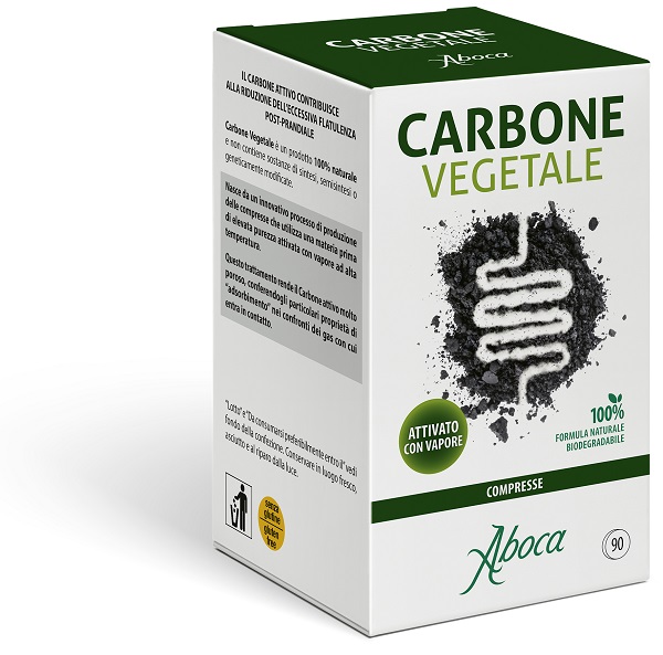 CARBONE VEGETALE 90 COMPRESSE - Luckyfarma.it