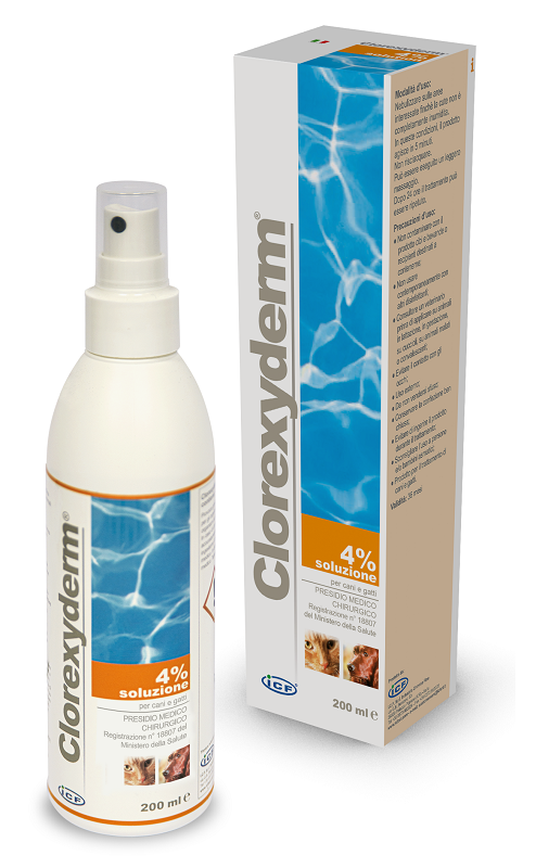 CLOREXYDERM SOLUZIONE 4% 200 ML - Luckyfarma.it
