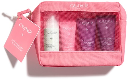 VINOSOURCE HYDRA TROUSSE ESTATE 2022 1 SCHIUMA DETERGENTE 50 ML + 1 CREMA VISO 15 ML + 1 GEL DOCCIA 30 ML + 1 CREMA CORPO 30 ML - Luckyfarma.it